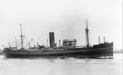 A large ship in the water

Description automatically generated
